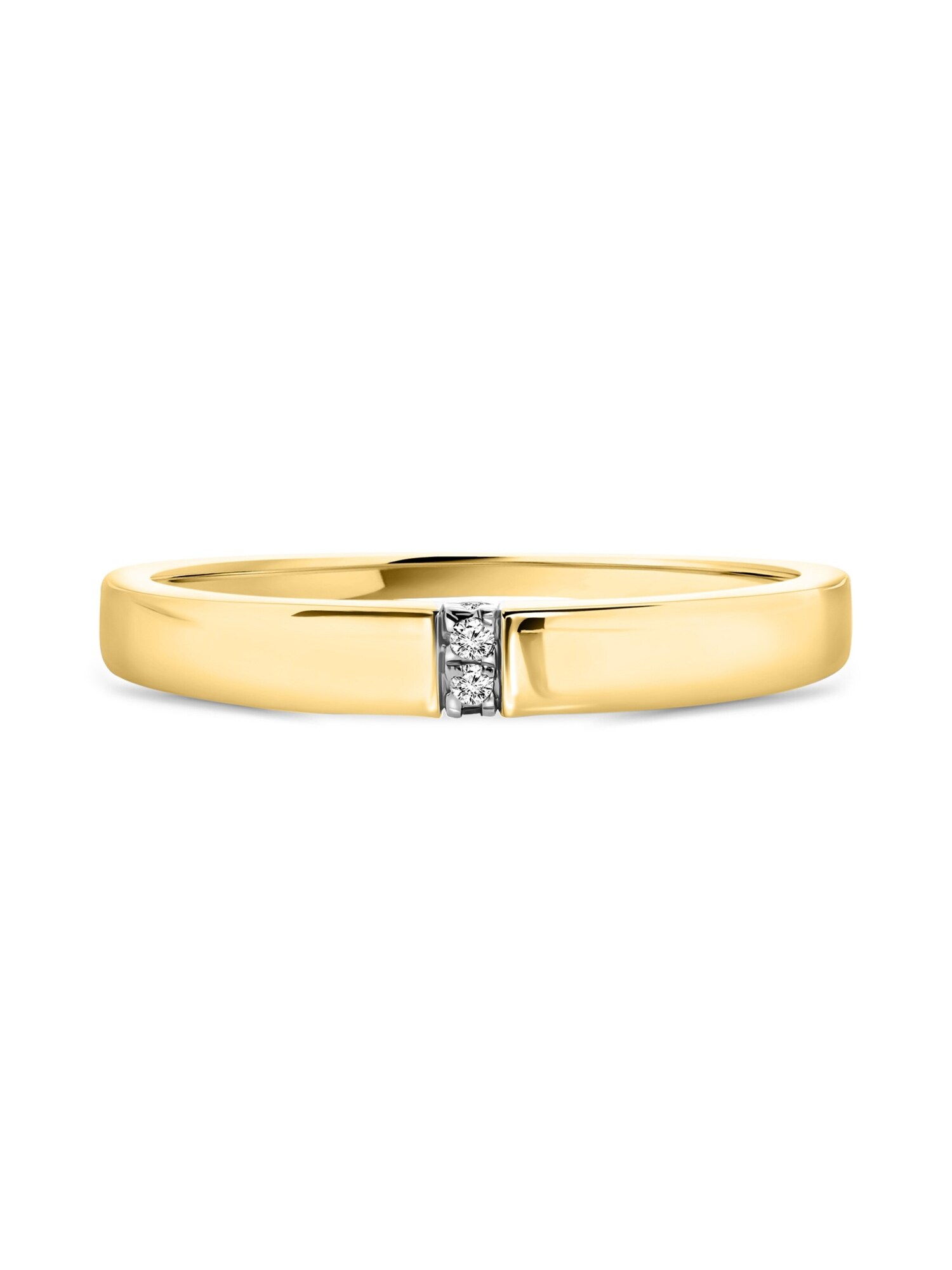 DIAMANT LETERNEL Prsten 'Ring aus 375 Gelbgold mit Diamant' zlatna