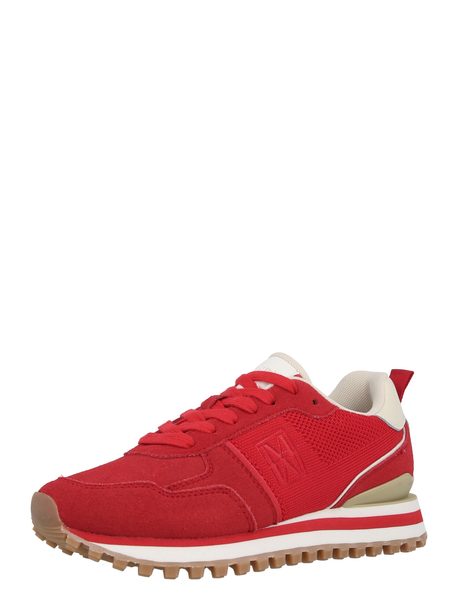 Marc O'Polo Zapatillas deportivas bajas 'Bjorna' rojo / blanco lana