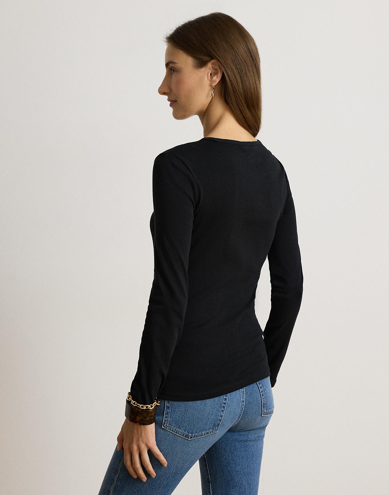 Lauren Ralph Lauren Camiseta negro – imagen 7