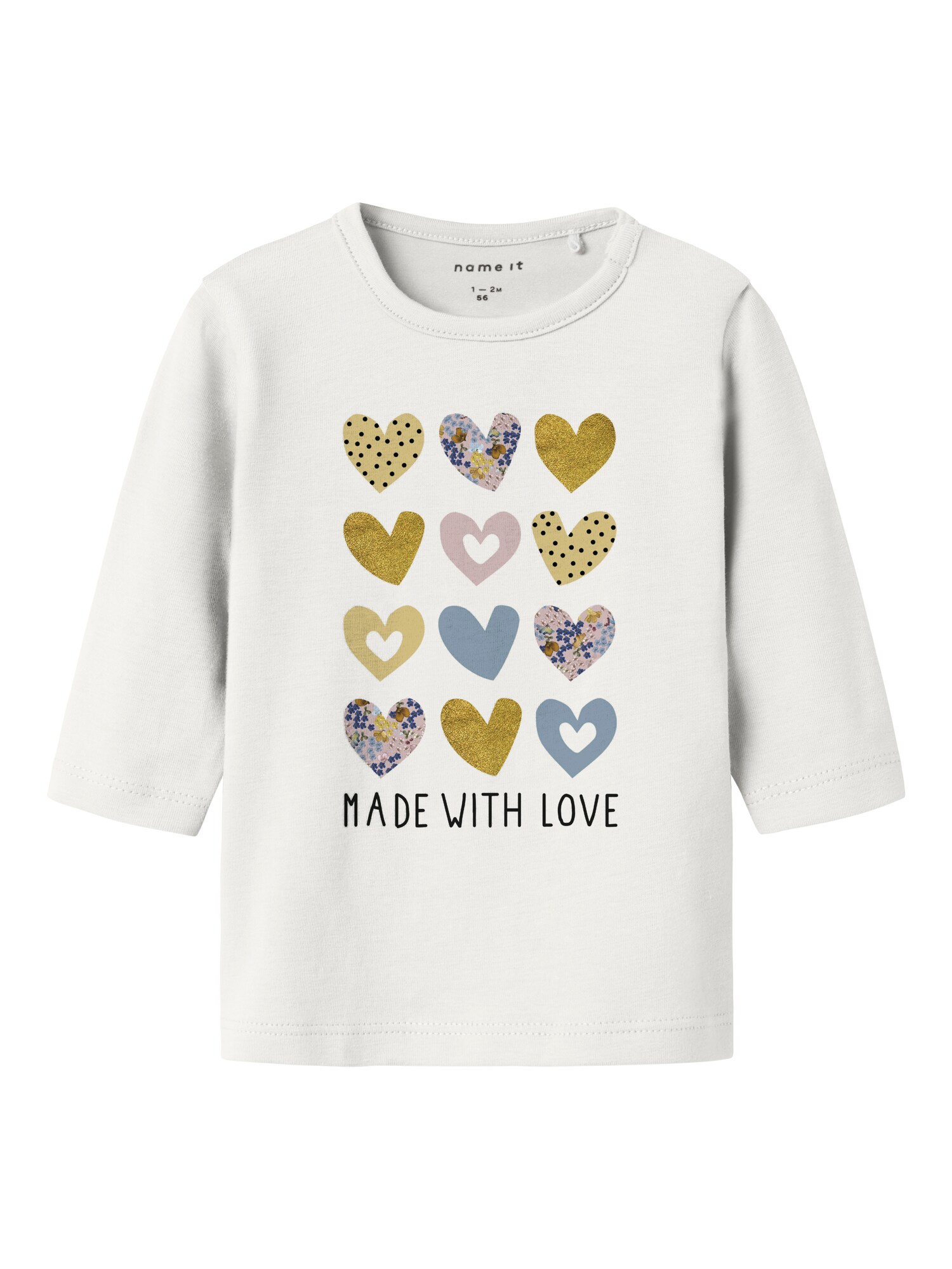 NAME IT Tricou NBFKINDA  opal / auriu / mauve / alb