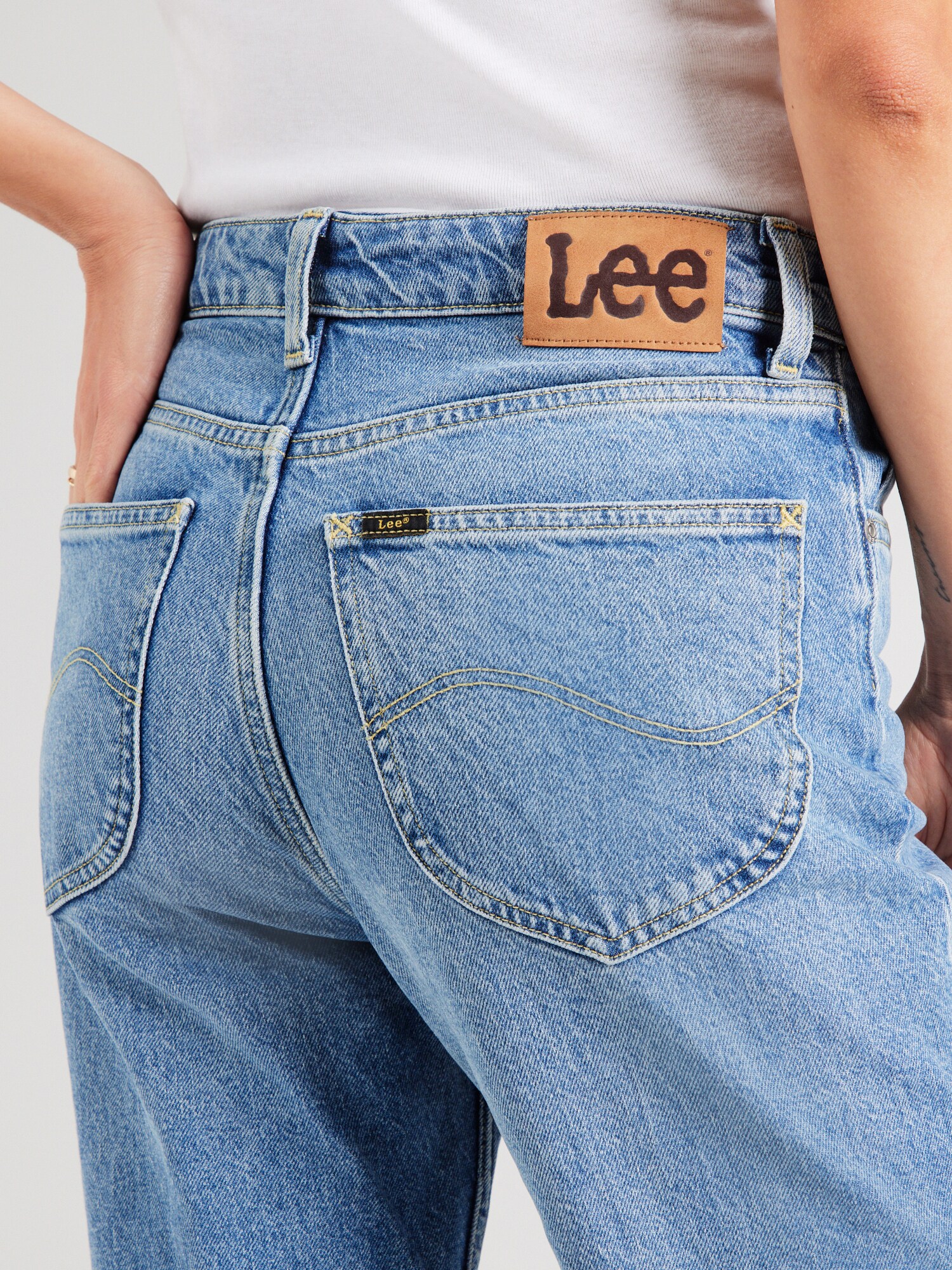 Lee Džínsy 'CAROL' modrá denim (obrázok 5)