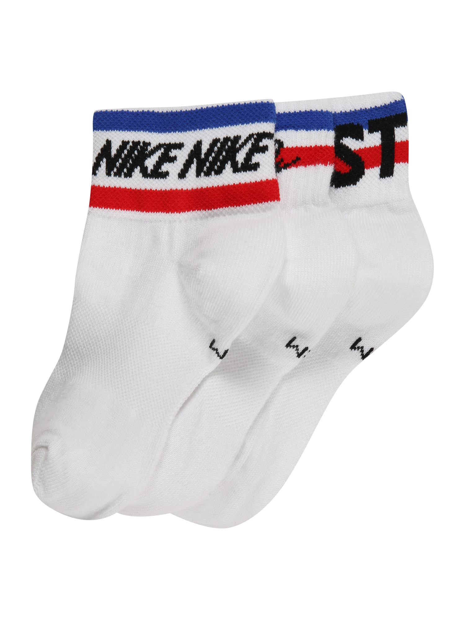 Nike Sportswear Къси чорапи  тъмносиньо / червено / черно / бяло