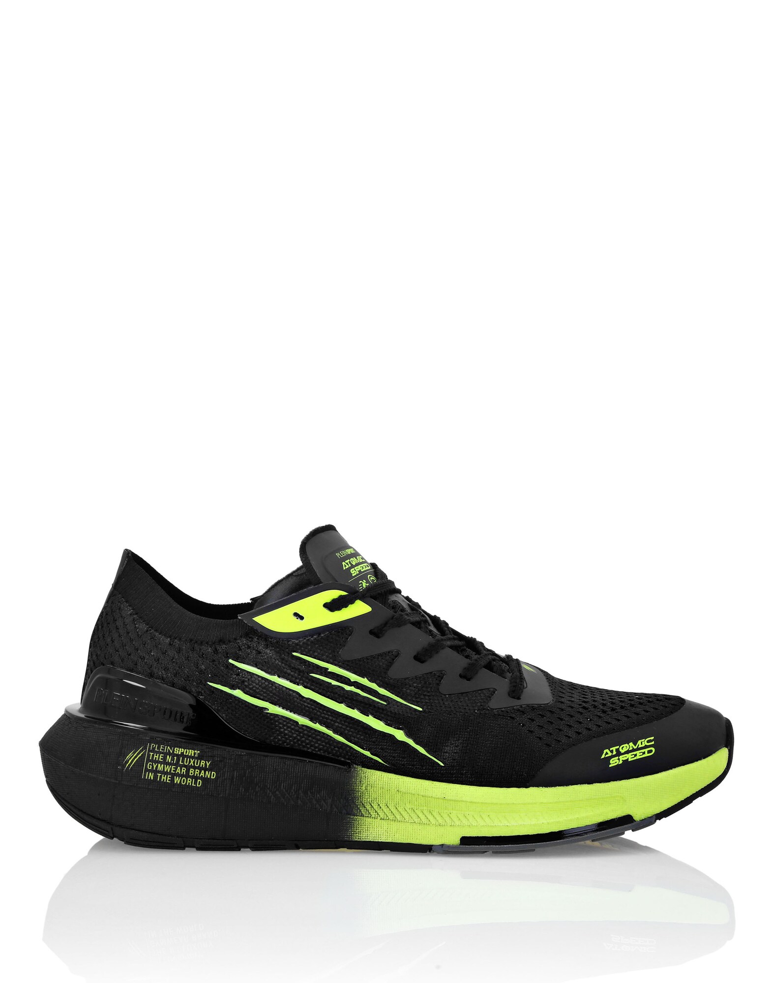 Plein Sport Zapatillas deportivas bajas 'Atomic Speed' verde neón / negro