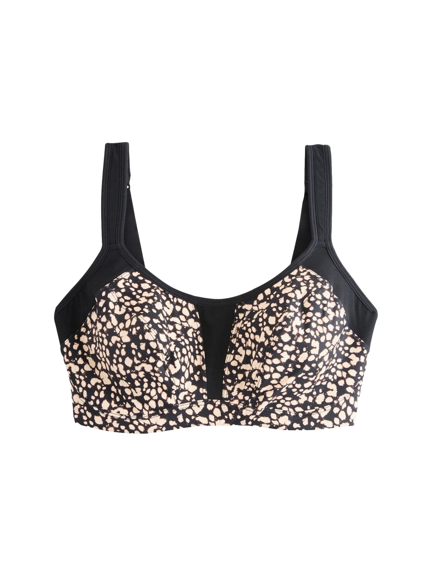 Next Sutien  bej deschis / maro coniac / negru