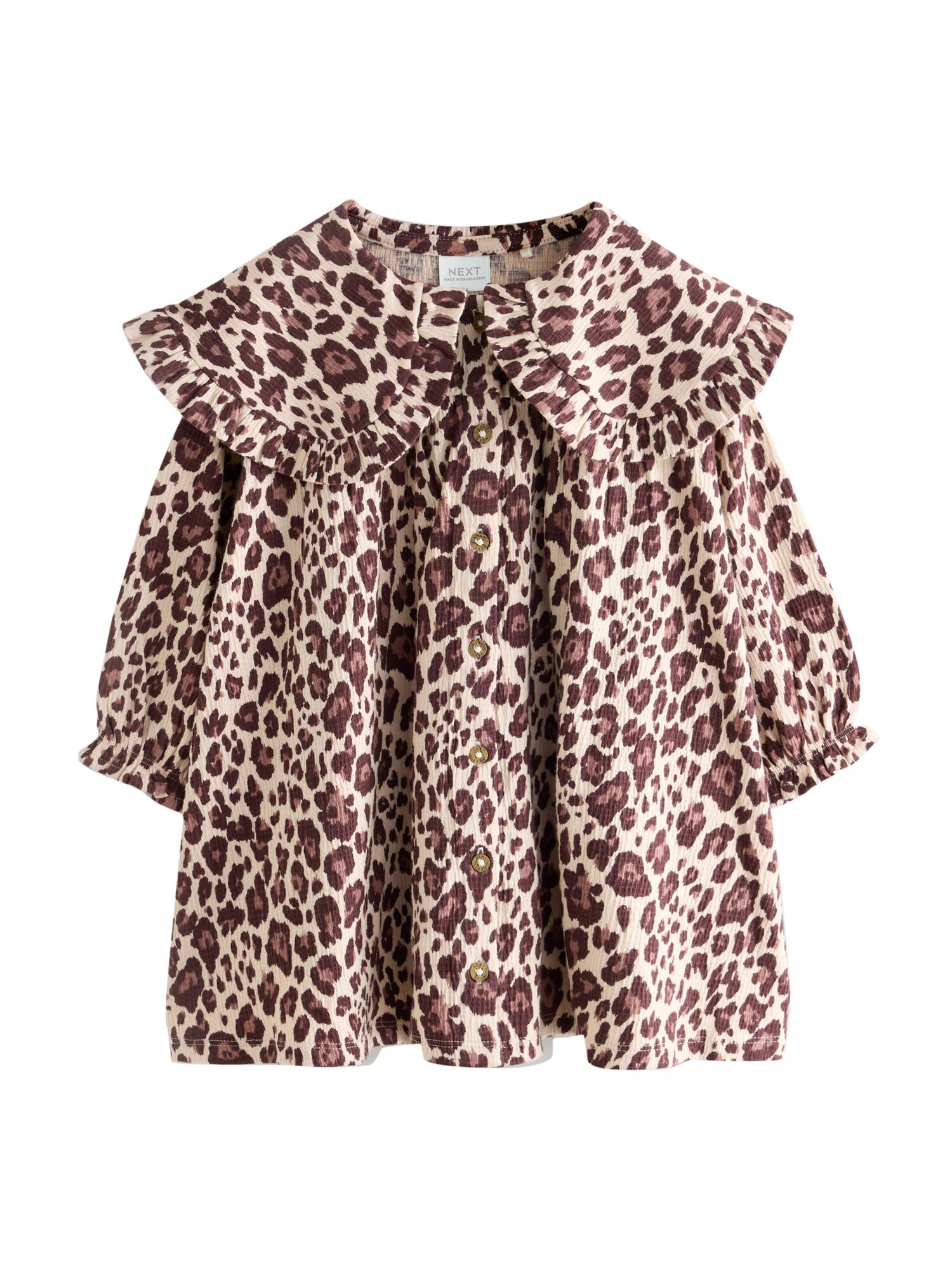 Next Rochie crem / maro / maro închis