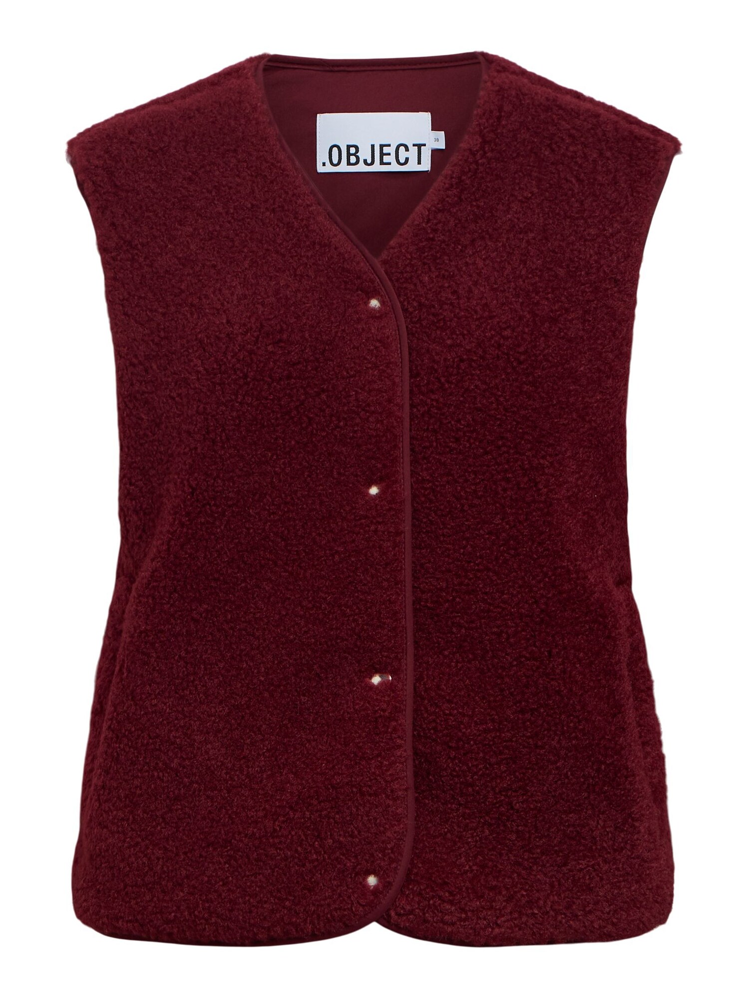 OBJECT Chaleco 'ELLA'  rojo vino