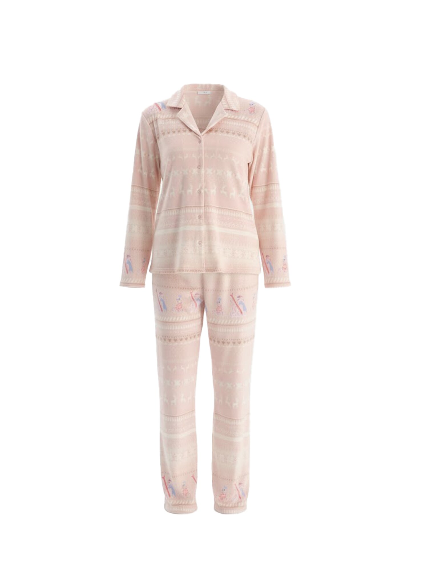 Dagi Pijama  albastru / rosé / roșu / alb natural