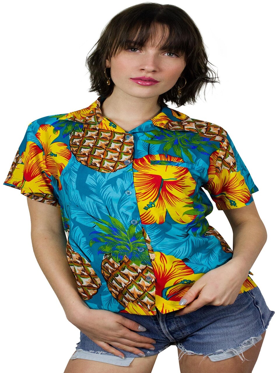 Blus 'Pineapple Hibiscus'