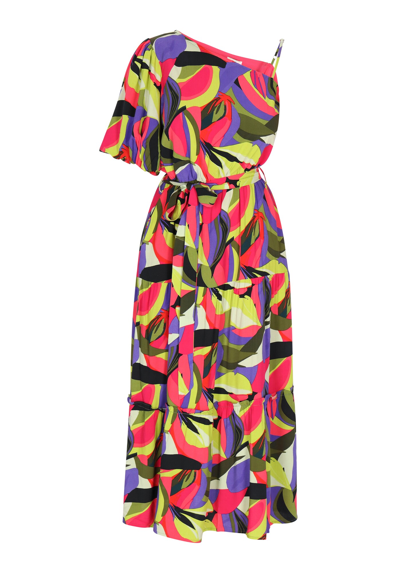 IZIA Rochie de vară  lila / roz / negru