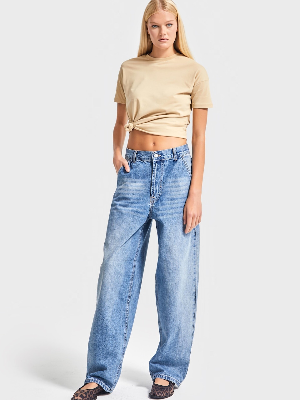 Jeans 'NORA Skater Mid Rise Jeans (Lenght 28)'