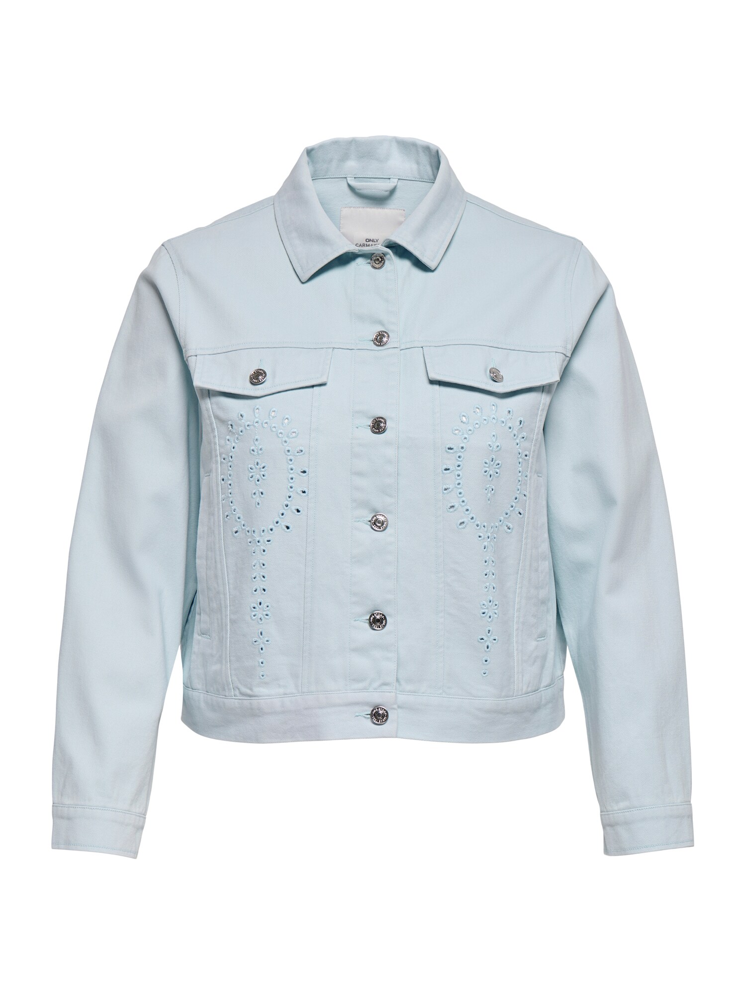 ONLY Carmakoma Geacă de primăvară-toamnă CARElsa  albastru deschis