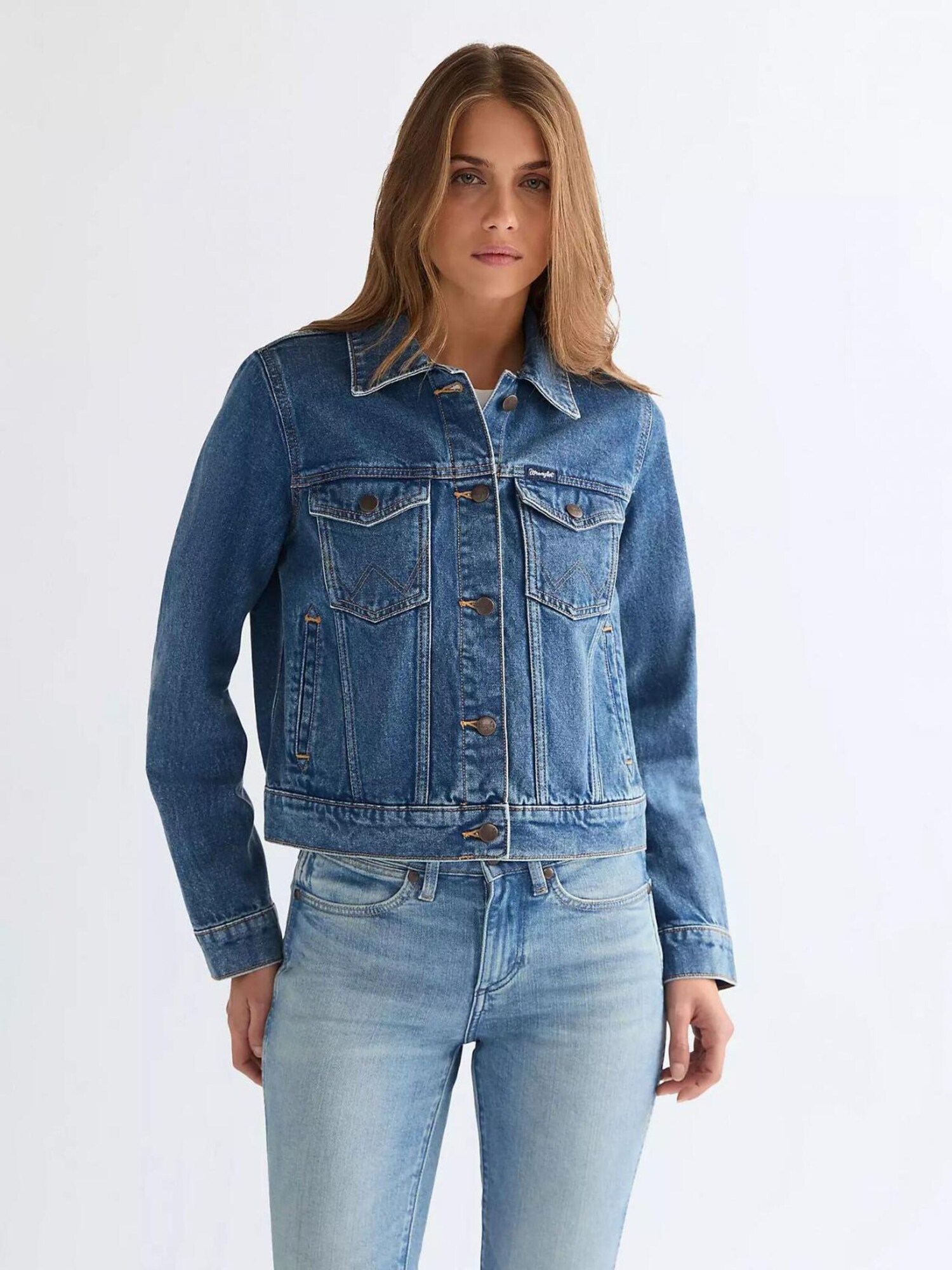 WRANGLER Chaqueta de entretiempo azul