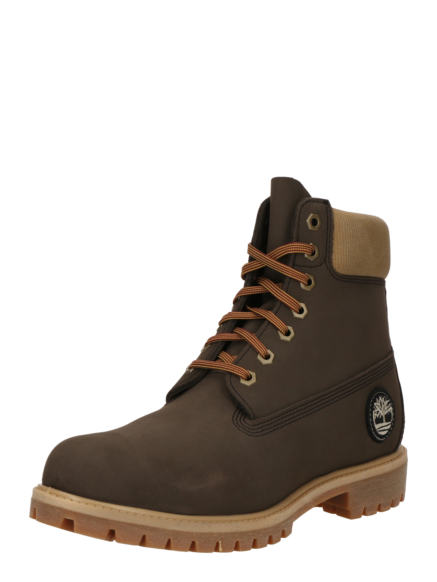 TIMBERLAND Fűzős csizma  barna / brokát akciós termékkép 1