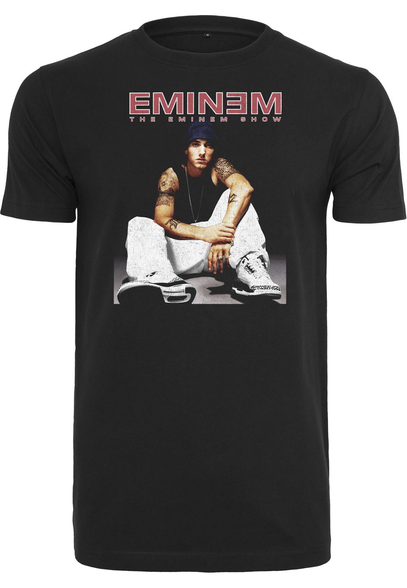 Mister Tee Marškinėliai 'Eminem Seated Show'  juoda / mišrios spalvos