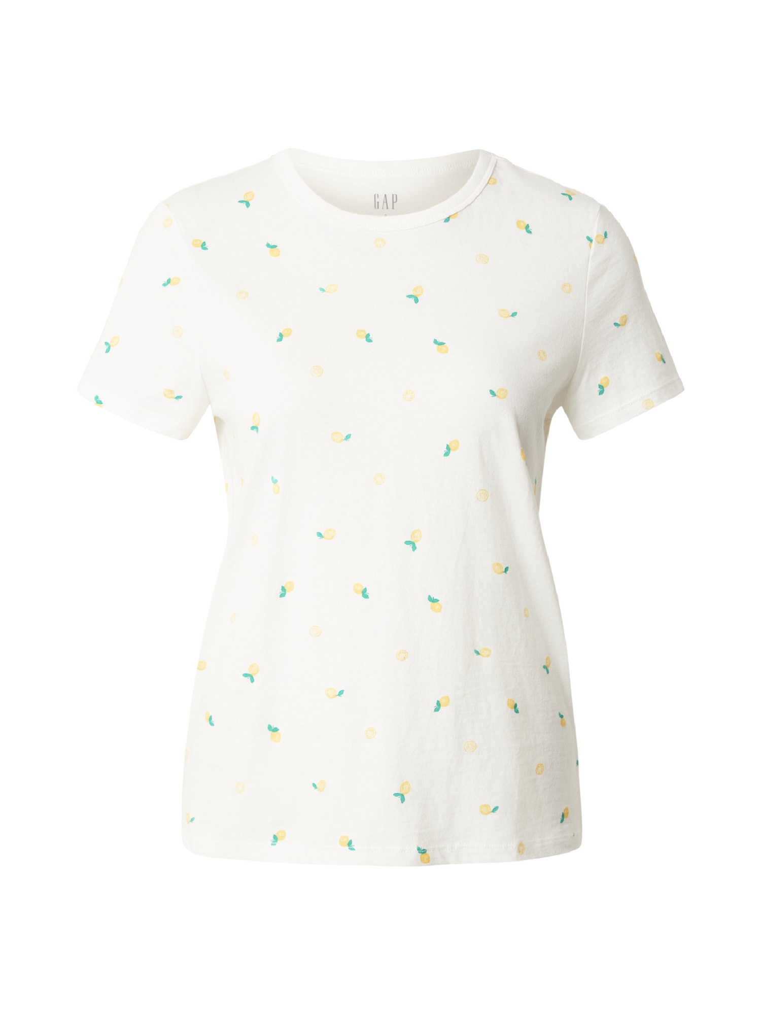GAP Tricou  galben / verde / alb