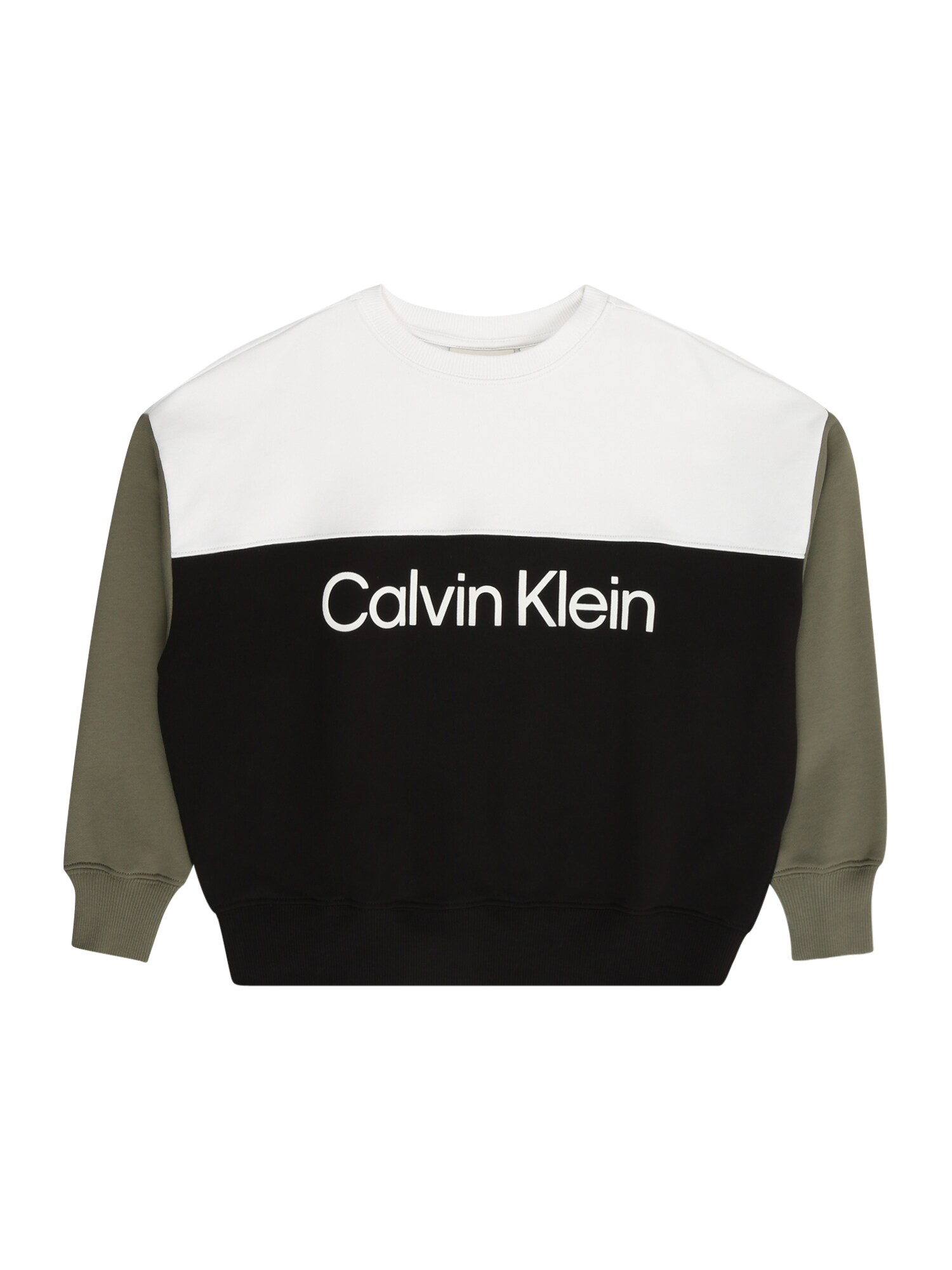 Calvin Klein Jeans Tréning póló  olíva / fekete / fehér akciós termékkép 1