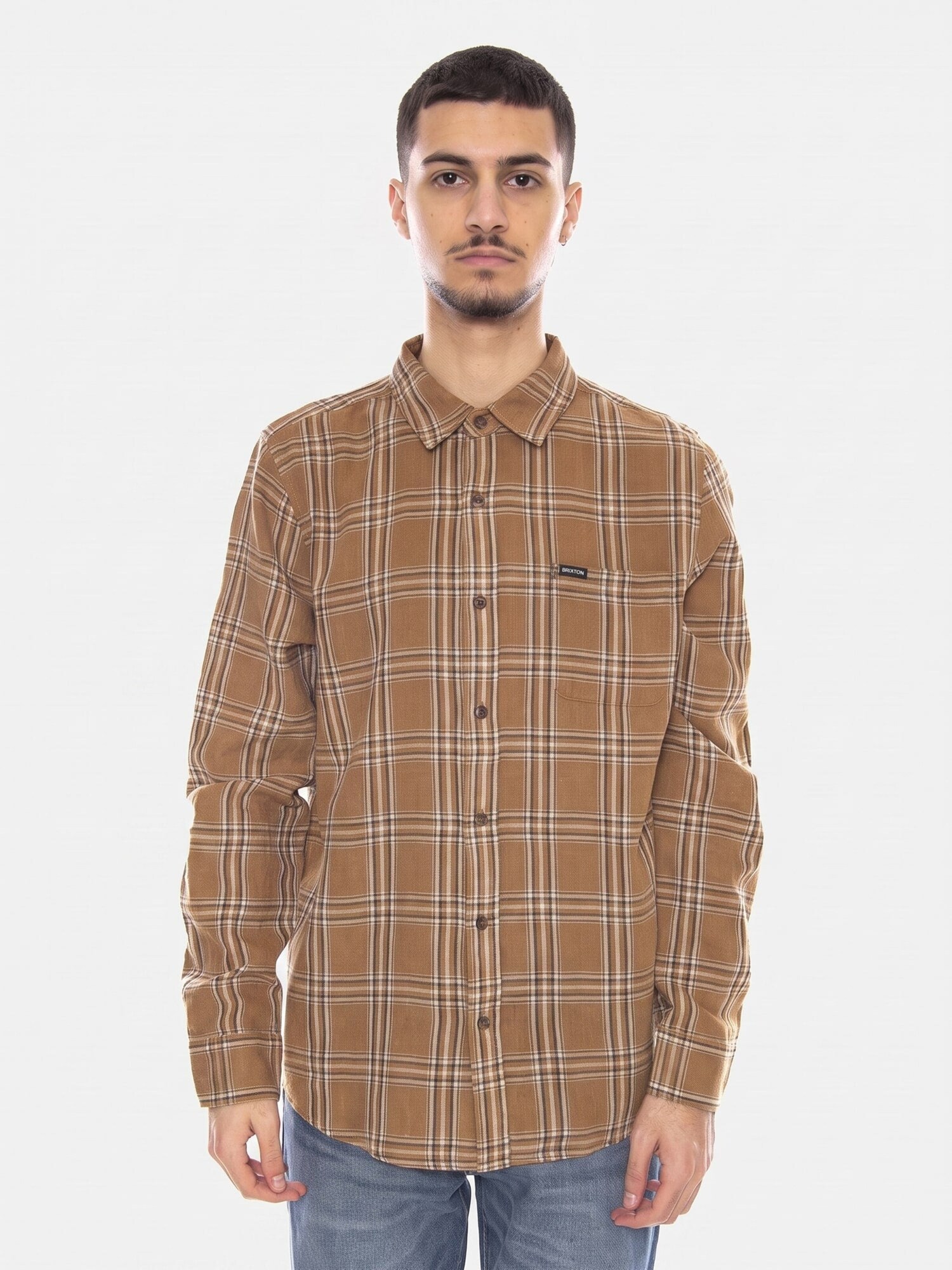 Brixton Camicia 'Charter' marrone