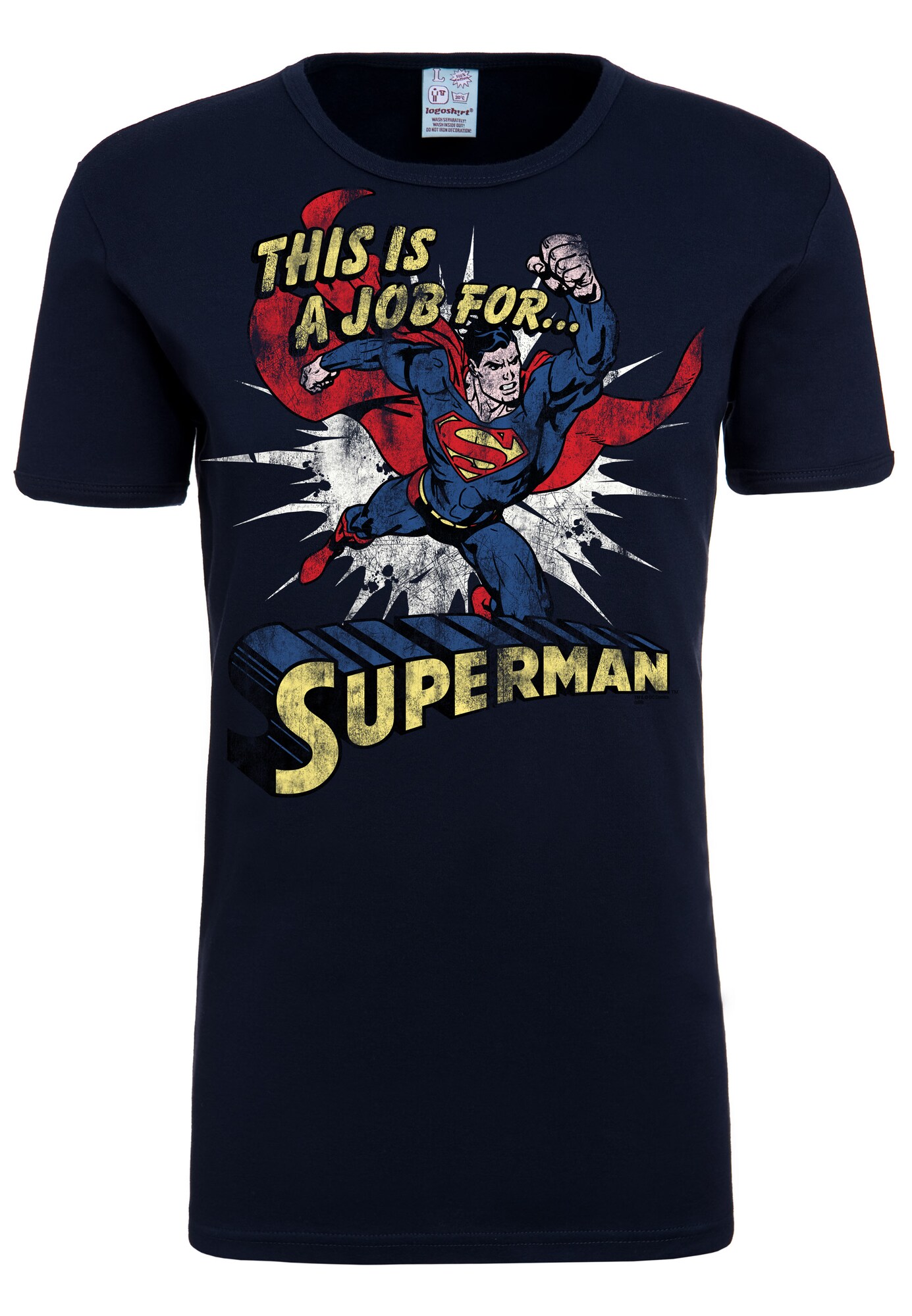 Thumbnail - T-Shirt mit coolem 'Superman'-Print