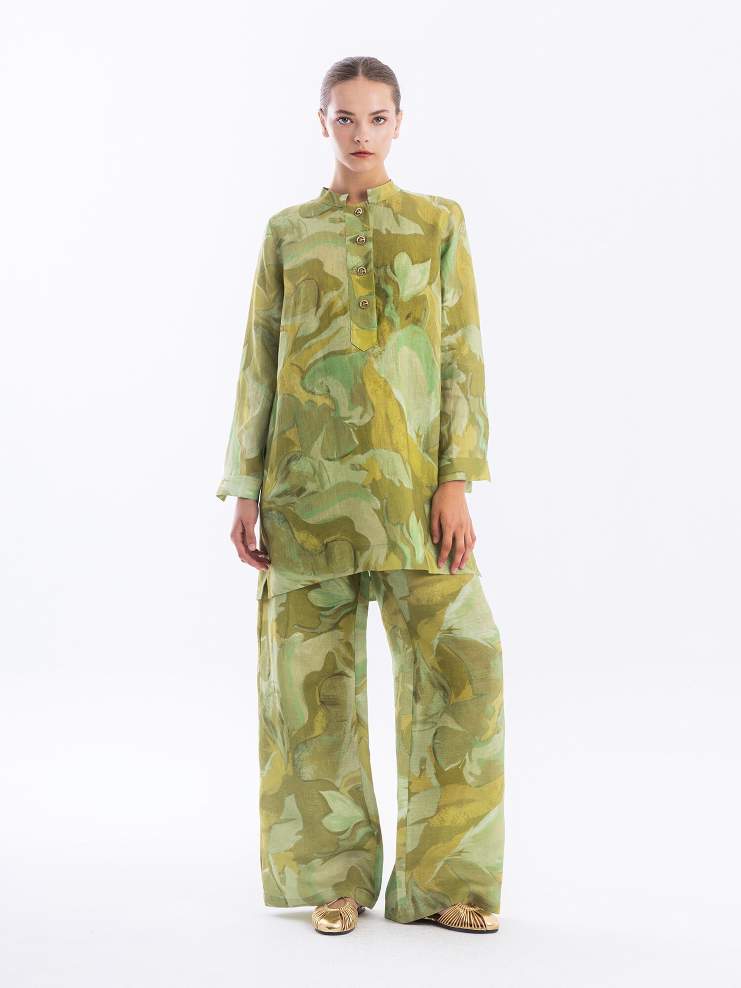 Haris Cotton Tunica  kiwi