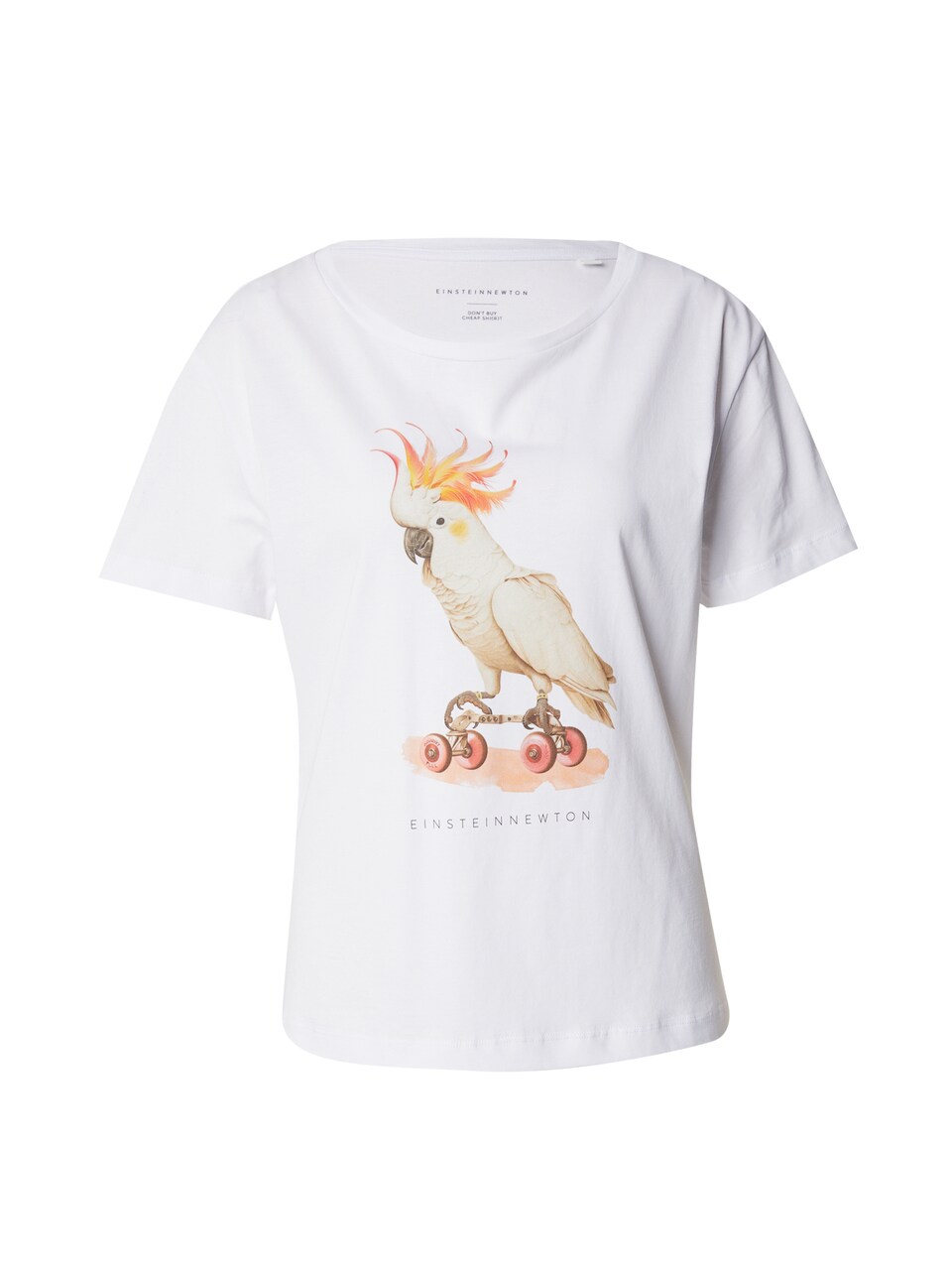 T-shirt beige / brun / orange