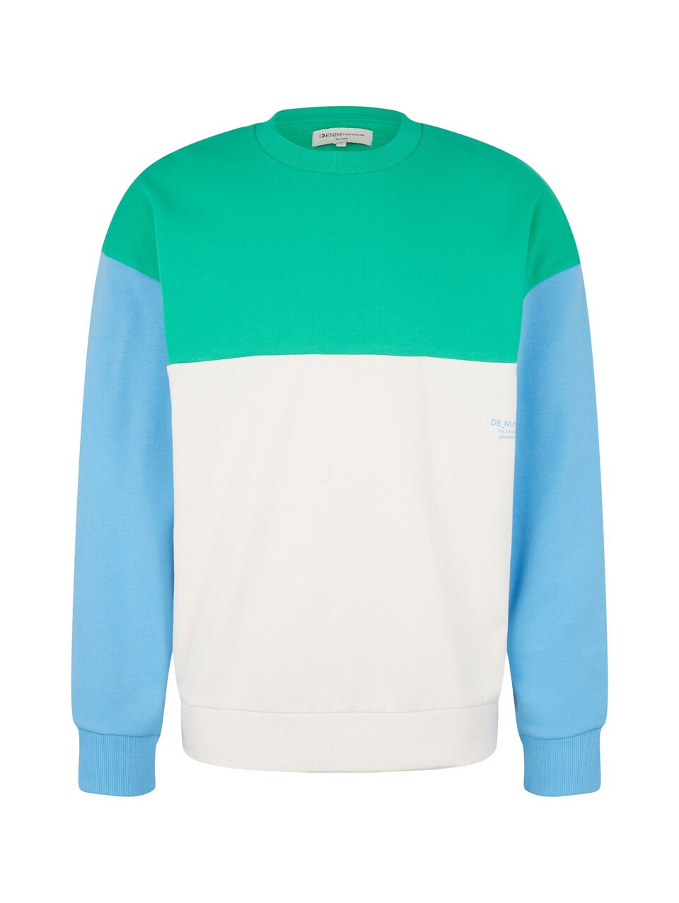 Sweatshirt himmelsblå / jade
