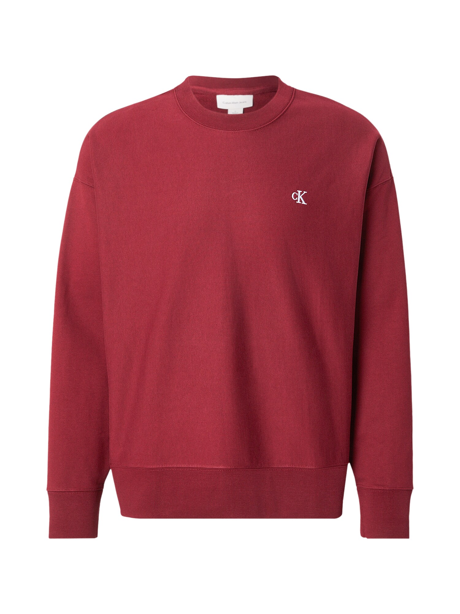 Calvin Klein Jeans Majica  temno rdeča