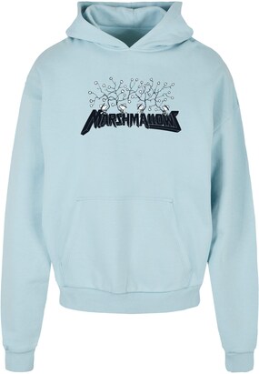 Merchcode Sweatshirt ‘Peanuts – Marshmallows’ Hemelsblauw / Zwart / Wit