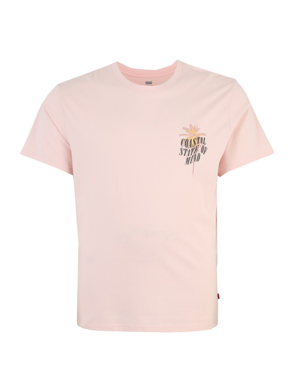 T-shirt 'Relaxed Fit Short Sleeve Graphic T-Shirt' curry / rosa