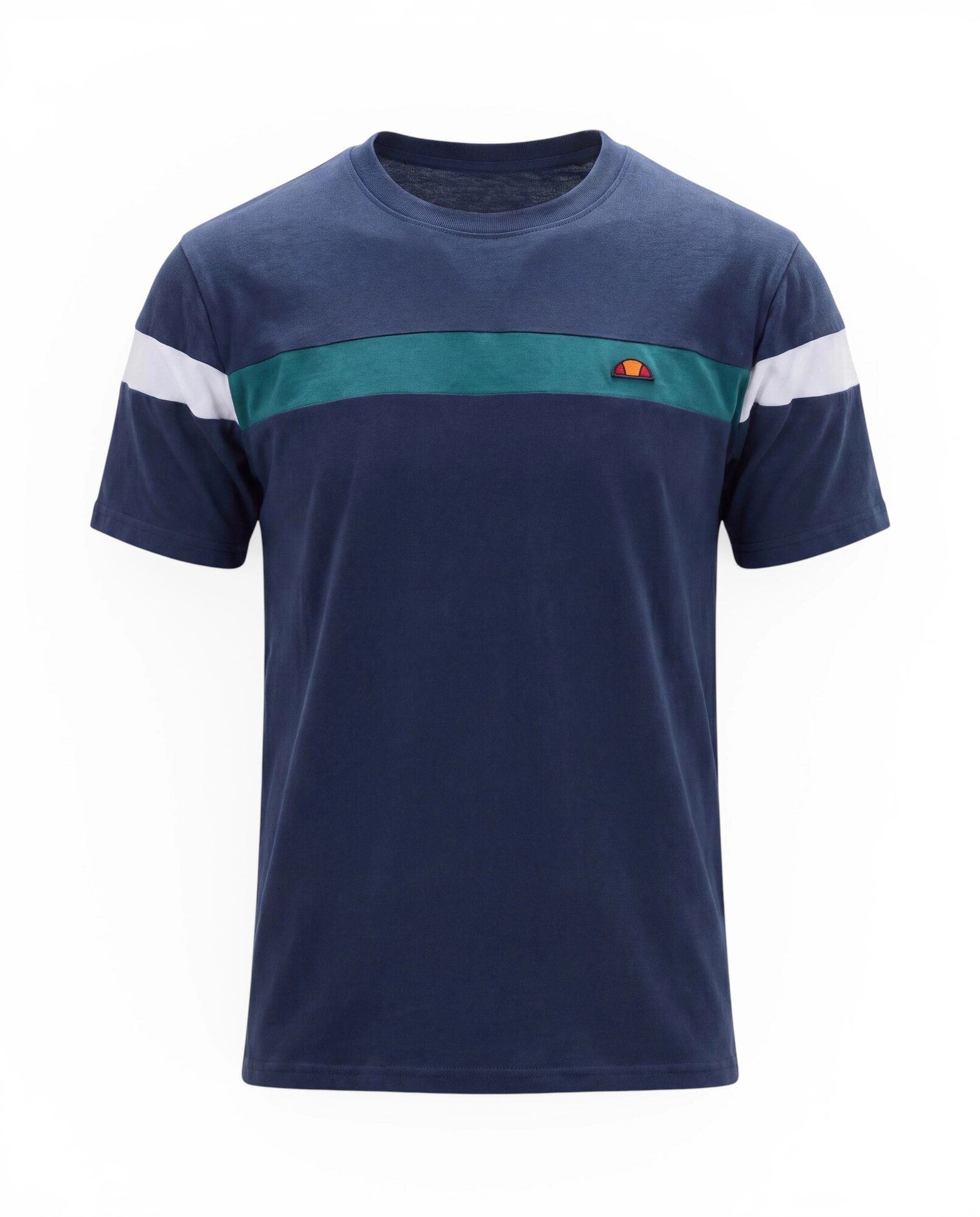 ELLESSE Tricou Caserio bleumarin / cyan / alb