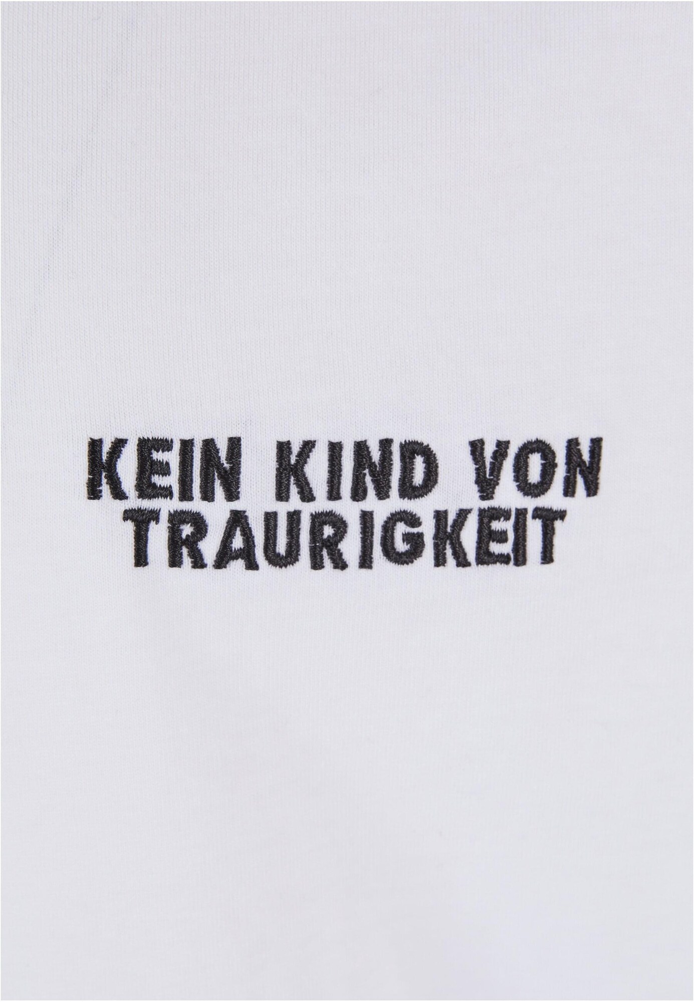 Mister Tee Tričko 'Kein Kind von Traurigkeit' čierna / biela (obrázok 3)