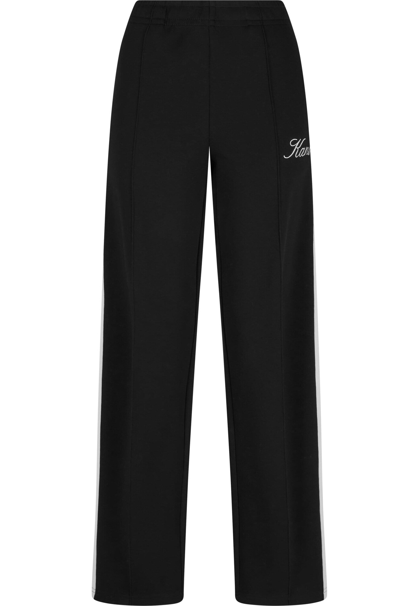 Karl Kani Pantaloni cu dungă  bej / negru