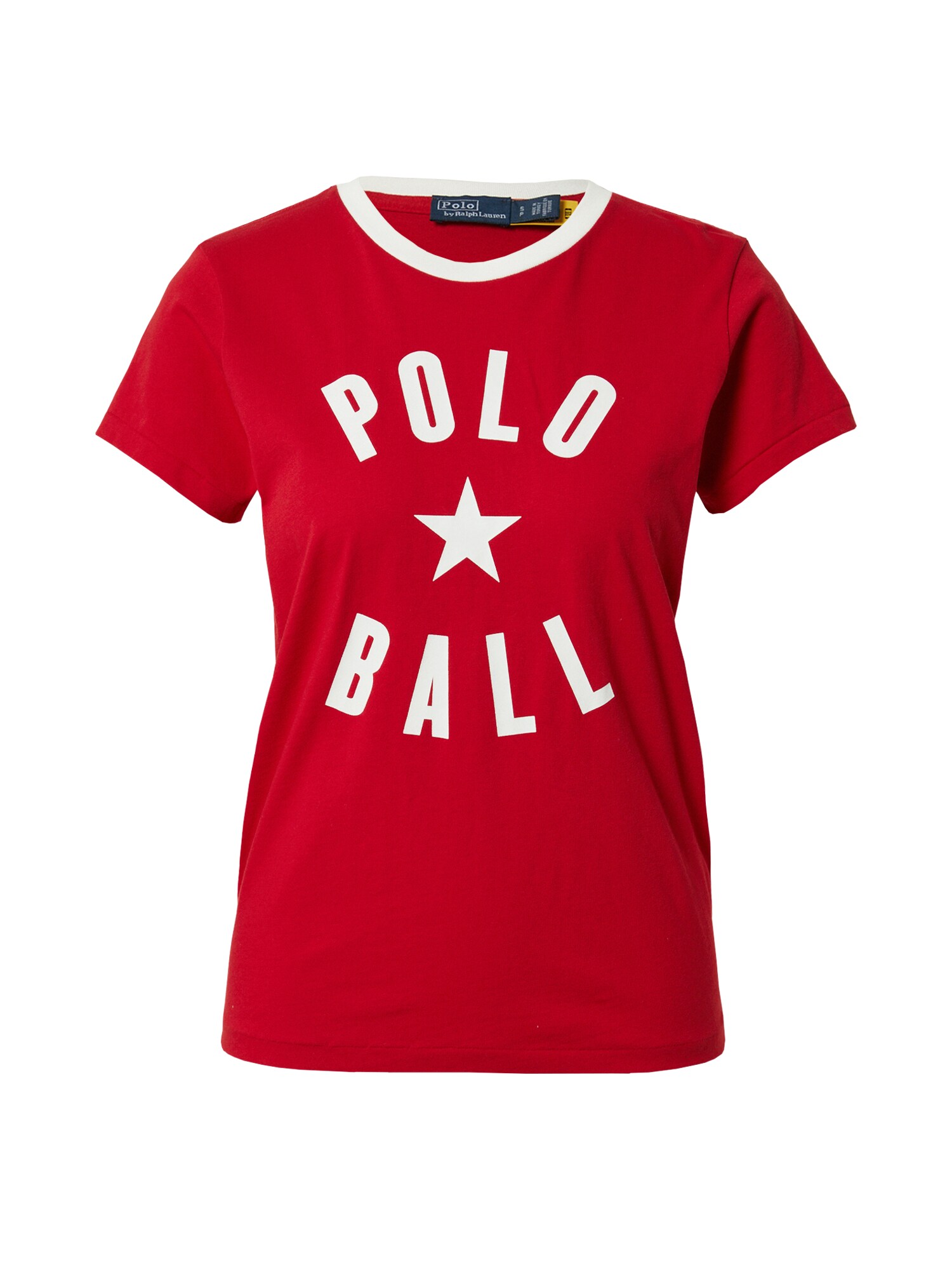 Polo Ralph Lauren Tricou  roșu / alb