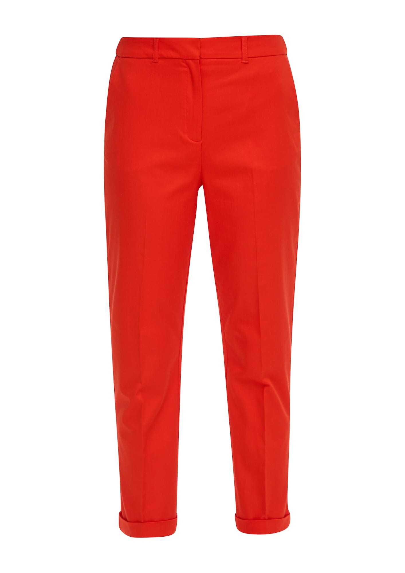 s.Oliver BLACK LABEL Pantalon à plis  rouge orangé-S.Oliver Black Label 1