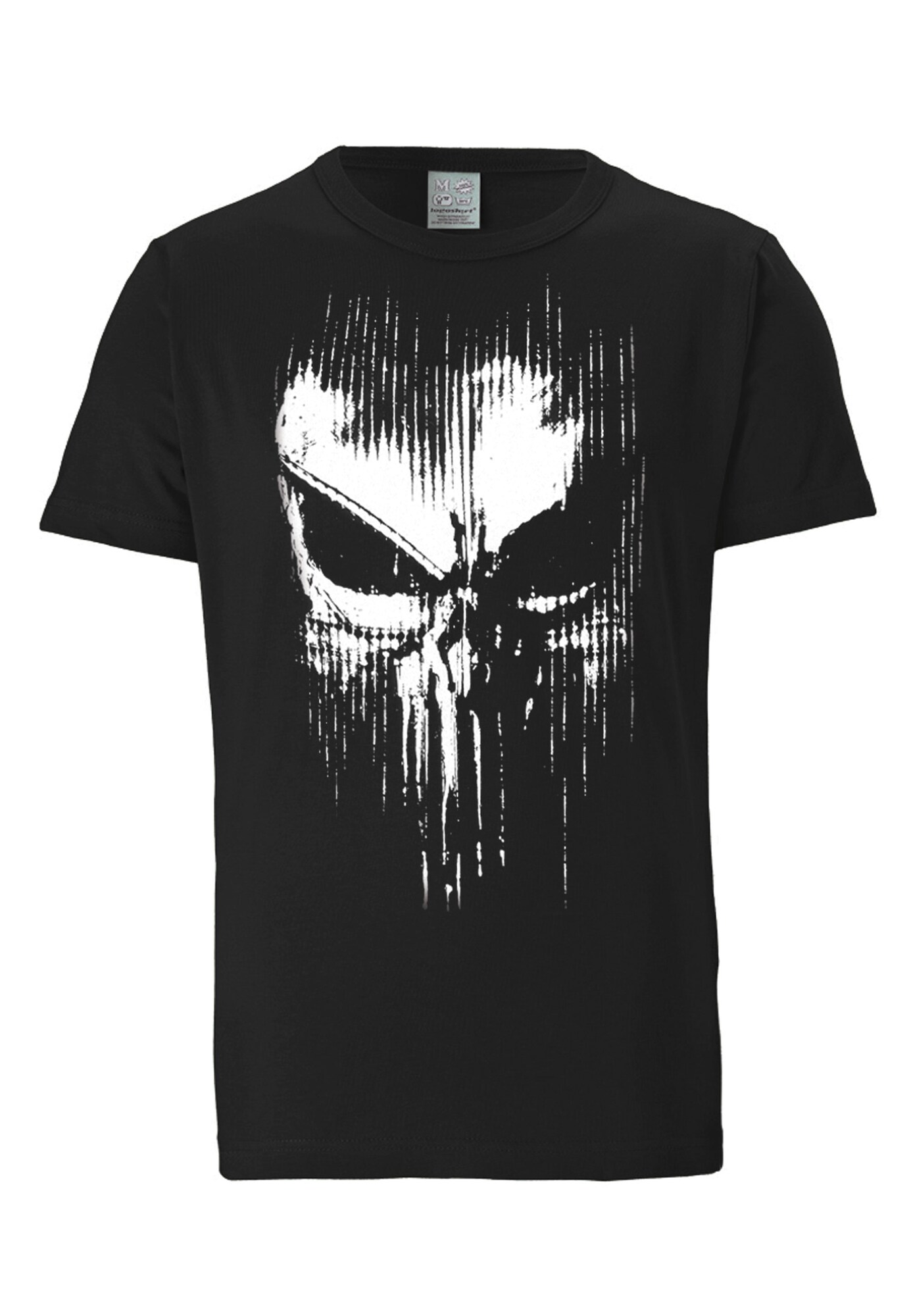 Thumbnail - T-Shirt Marvel - Punisher Striped Skull