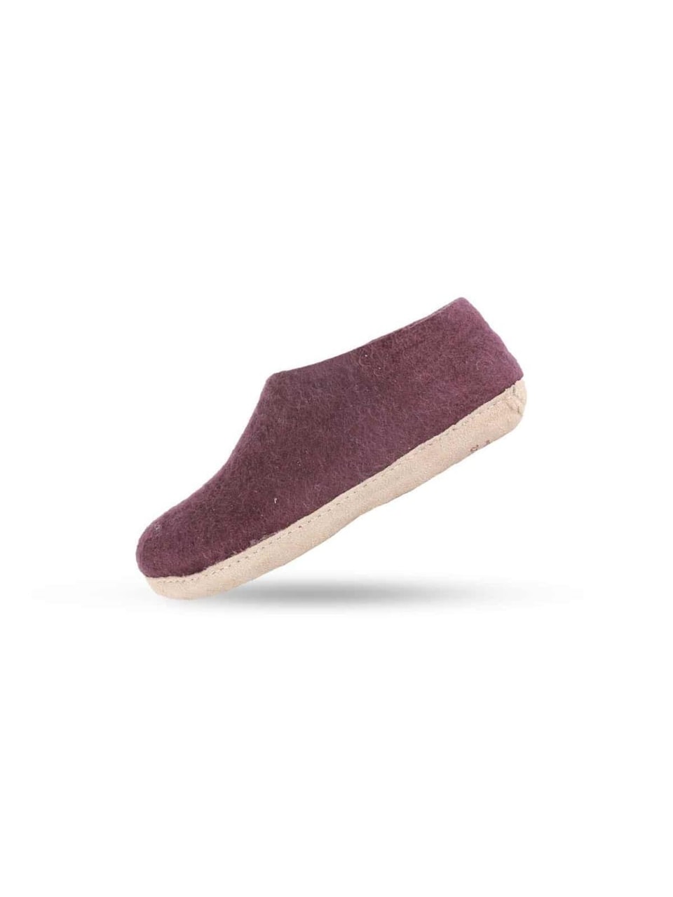 Innesko 'Uldhjemmesko (100% ren uld) m/Gummisål Dansk Design fra SHUS'