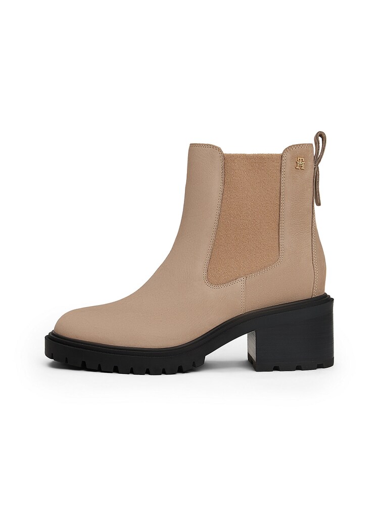 TOMMY HILFIGER Chelsea Boots Damen Größe 38 sand / dunkelbeige Winterschuhe
