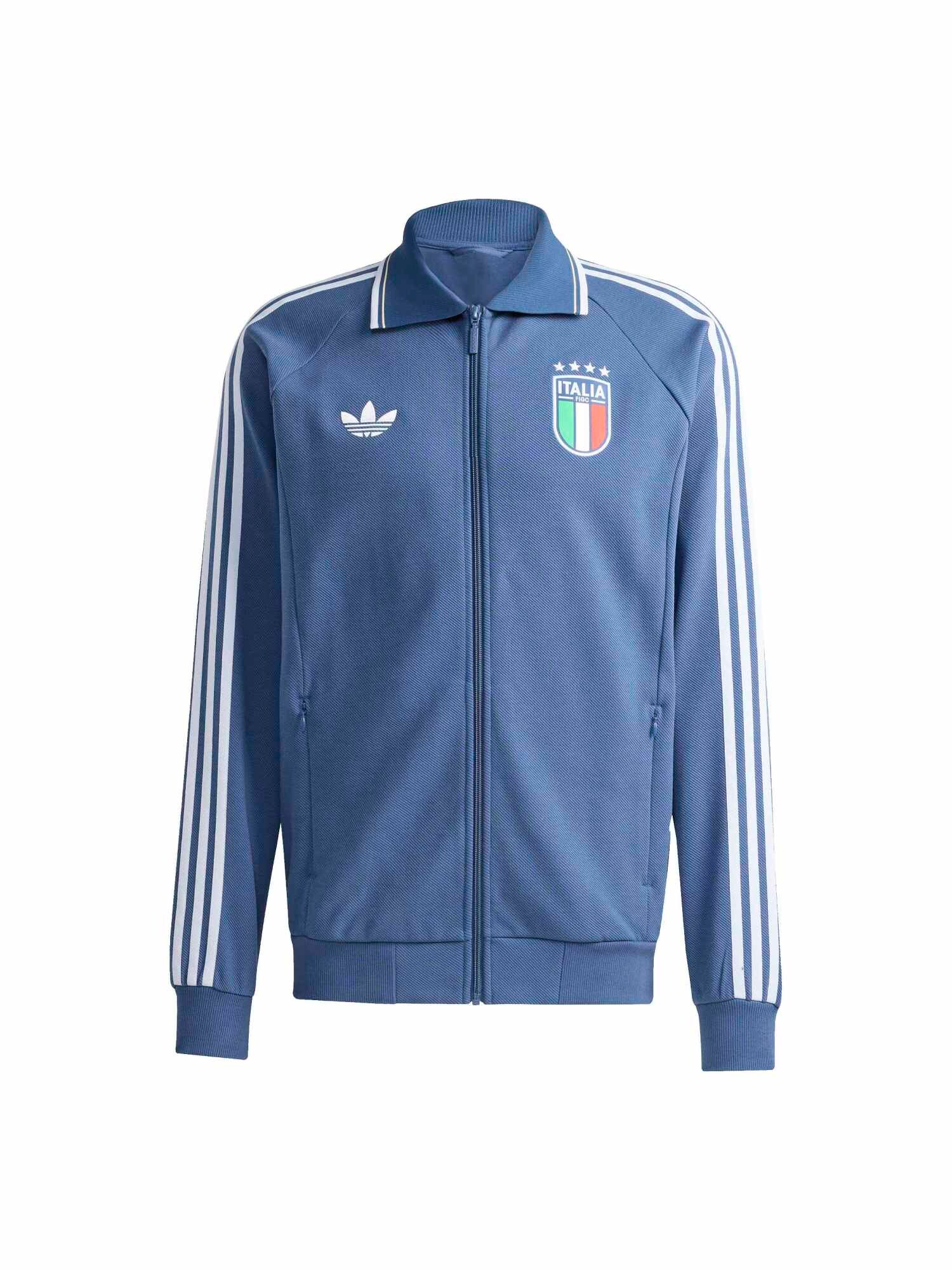 ADIDAS PERFORMANCE Jachetă de trening 'Italy Away Anthem'  albastru marin / verde / alb