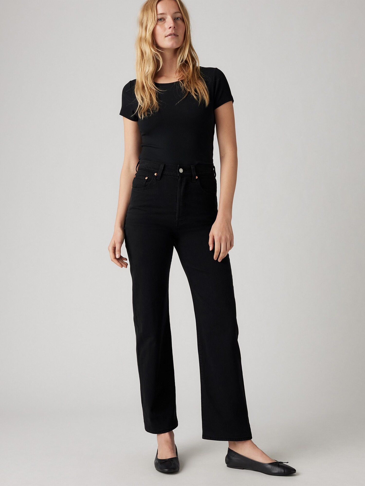 LEVI'S ® Farmer 'Ribcage'  fekete farmer termék 2. képe