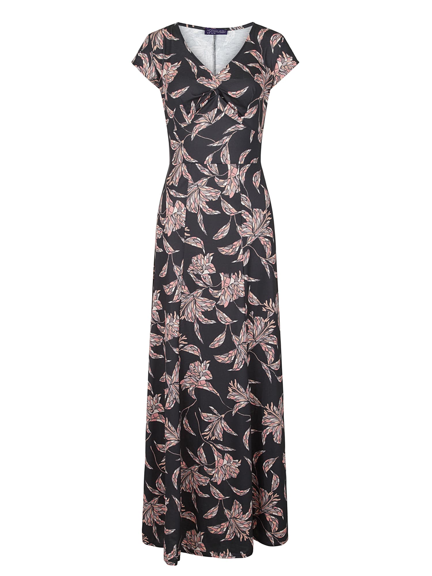 HotSquash Palaidinės tipo suknelė 'Gemma' pilka / levandų spalva / rožių spalva / juoda / balta