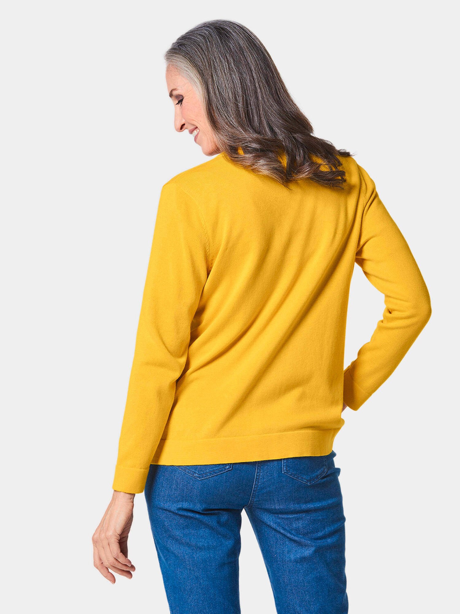 Thumbnail - Goldner Strickjacke