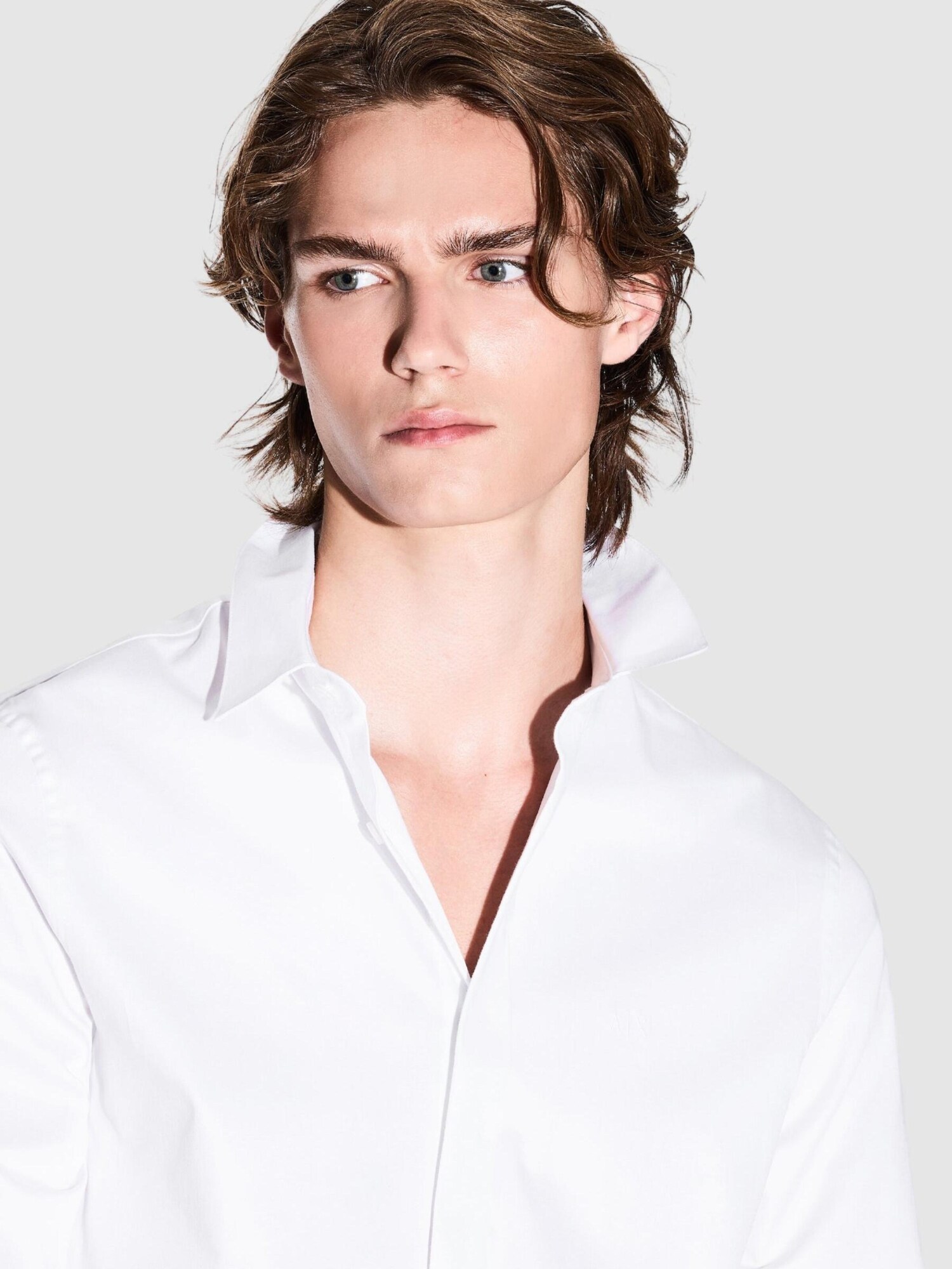 Armani Exchange Camisa De Manga Larga Slin – imagen 2