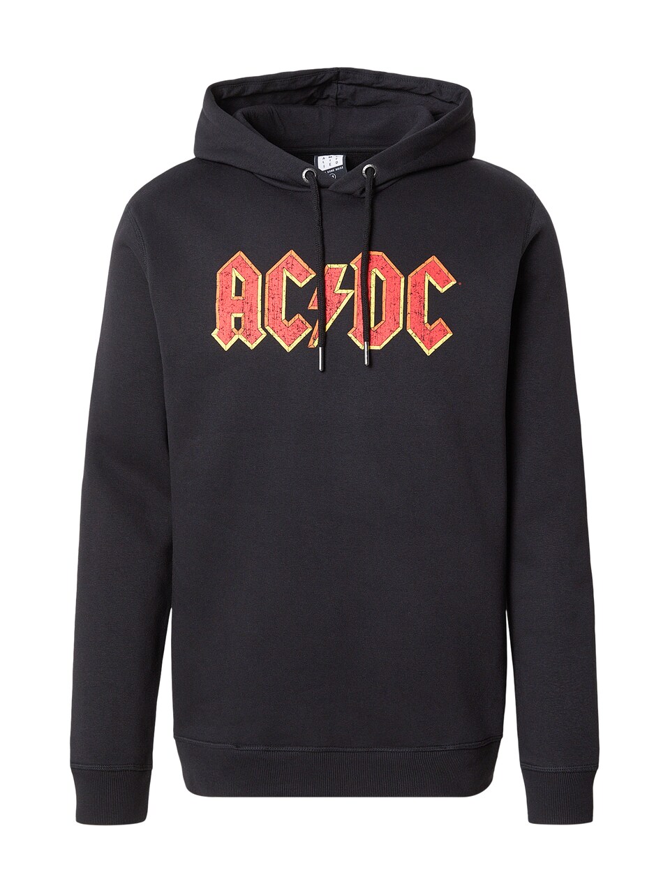 Sweatshirt 'ACDC' gul / röd