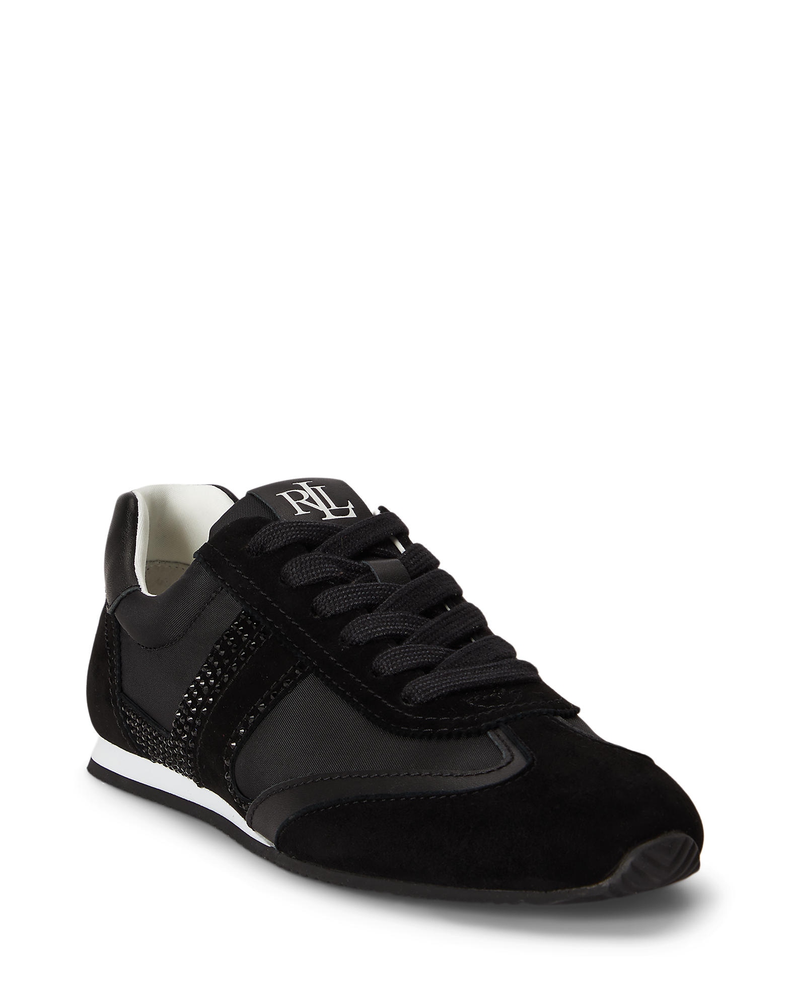 Lauren Ralph Lauren Sneaker low negru / alb