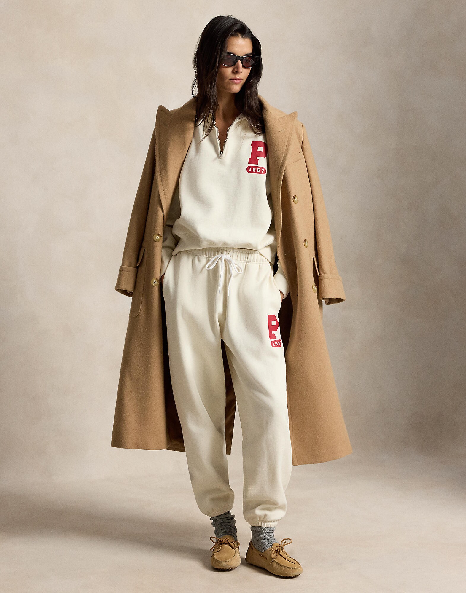 Polo Ralph Lauren Pantalón  rojo / blanco lana – imagen 4