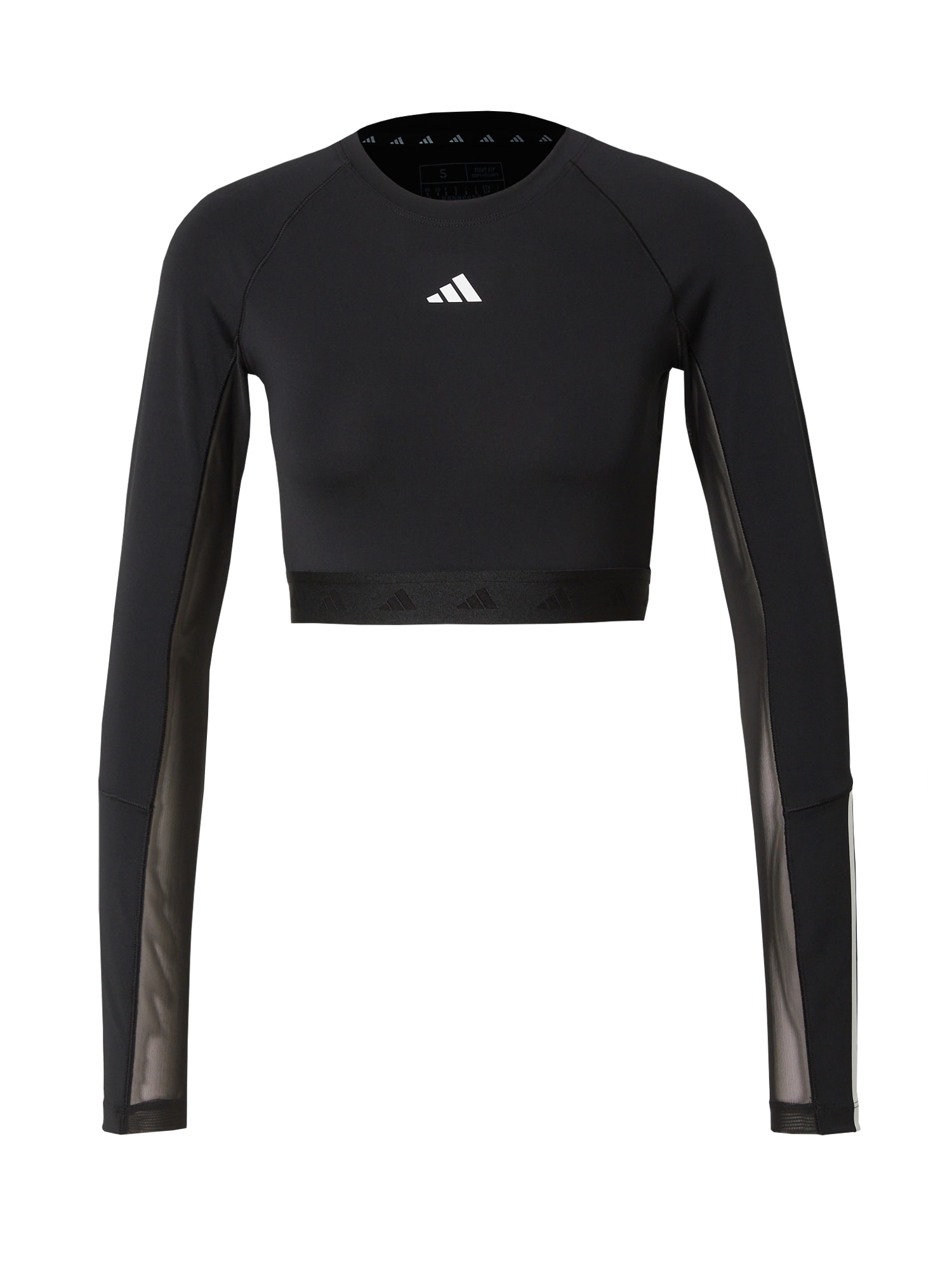 ADIDAS PERFORMANCE Sportiniai marškinėliai 'Hyperglam' juoda / balta