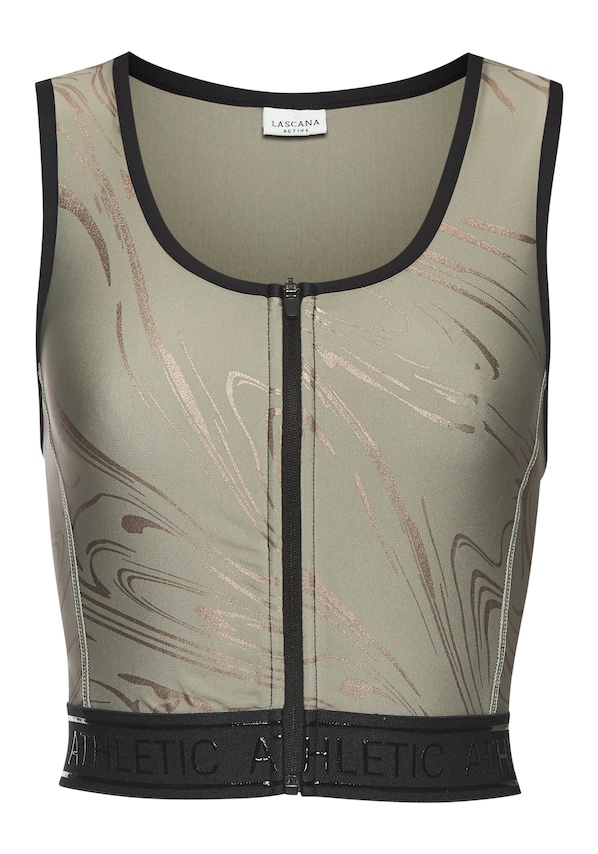 LASCANA ACTIVE, Sport top, zöld, 4 kép a 7 közül