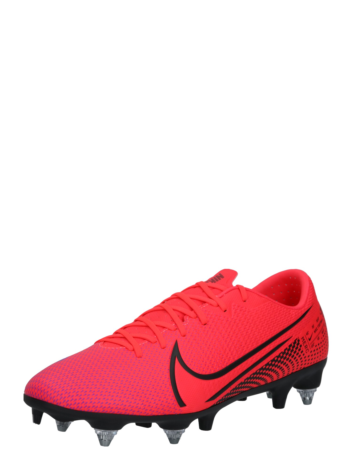 NIKE Futbolo bateliai 'Mercurial Vapor 13 Academy'  purpurinė / raudona / juoda
