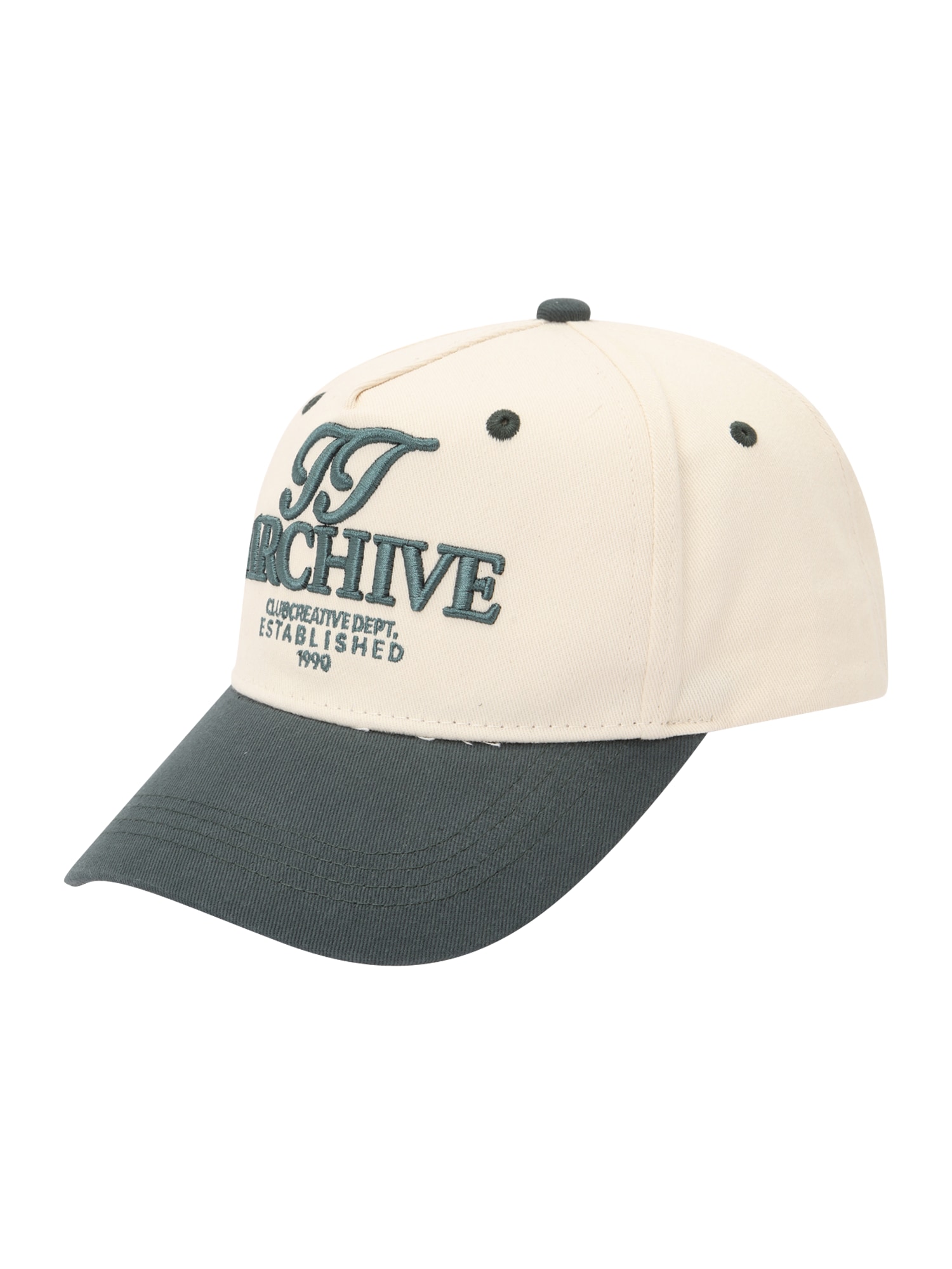 JACK & JONES Șapcă JACFRAME HAINES  bej deschis / verde închis