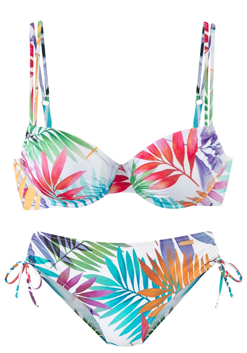 Bikini turkos / orange / röd