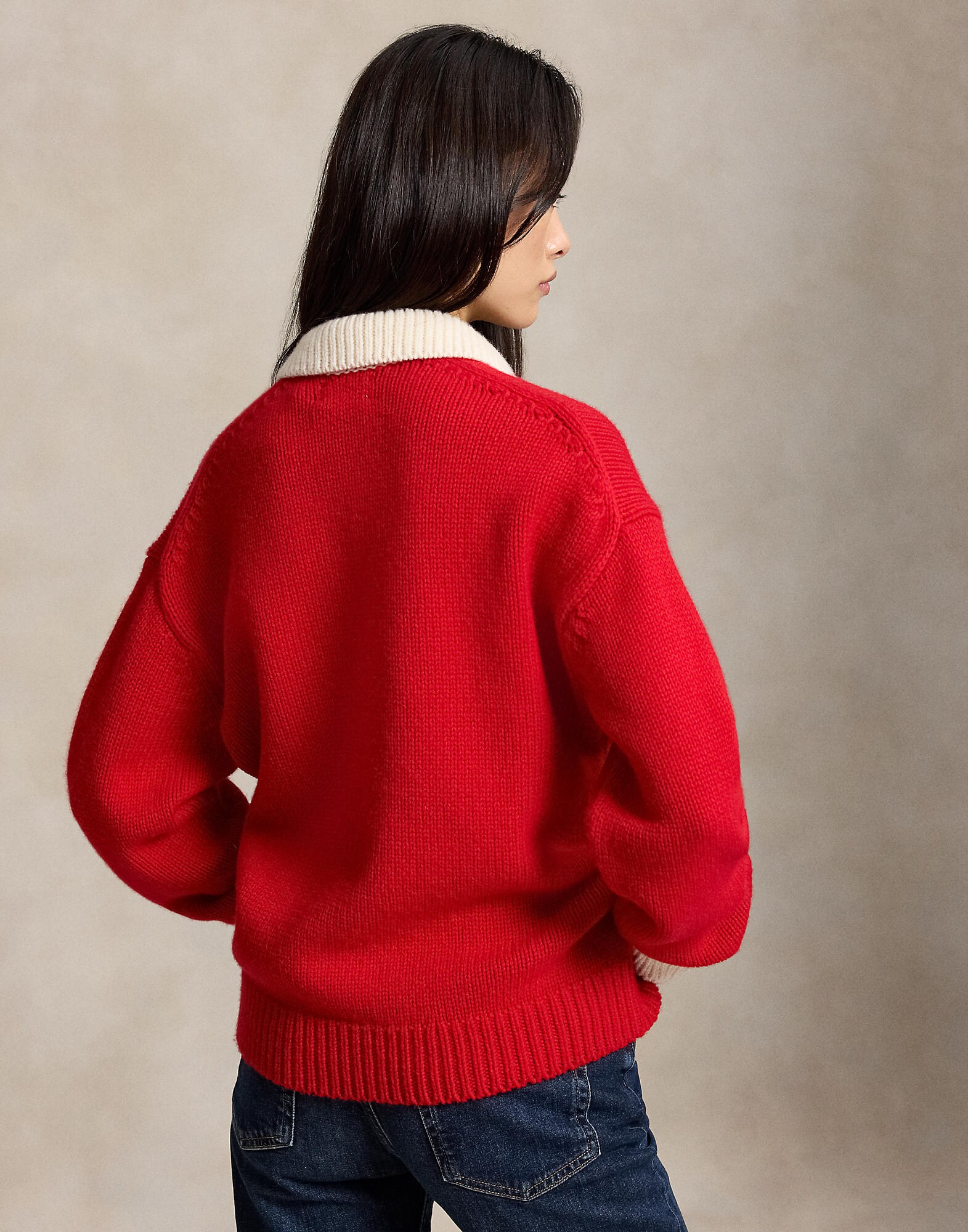 Polo Ralph Lauren Jersey rojo / blanco – imagen 3